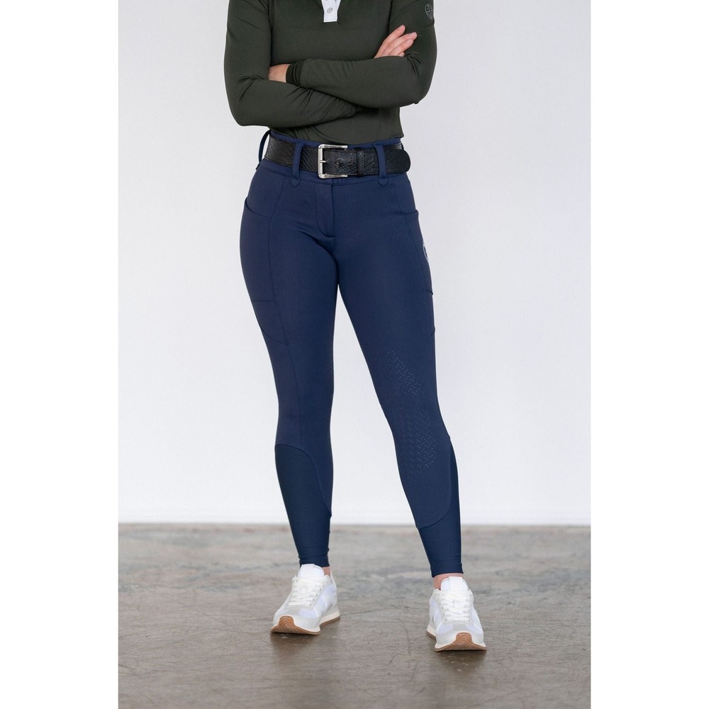 Essential Navy Performance Riding Leggings